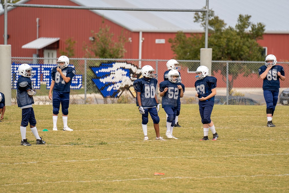 Jefferson Middle School Football Team San Antonio Sports Photography